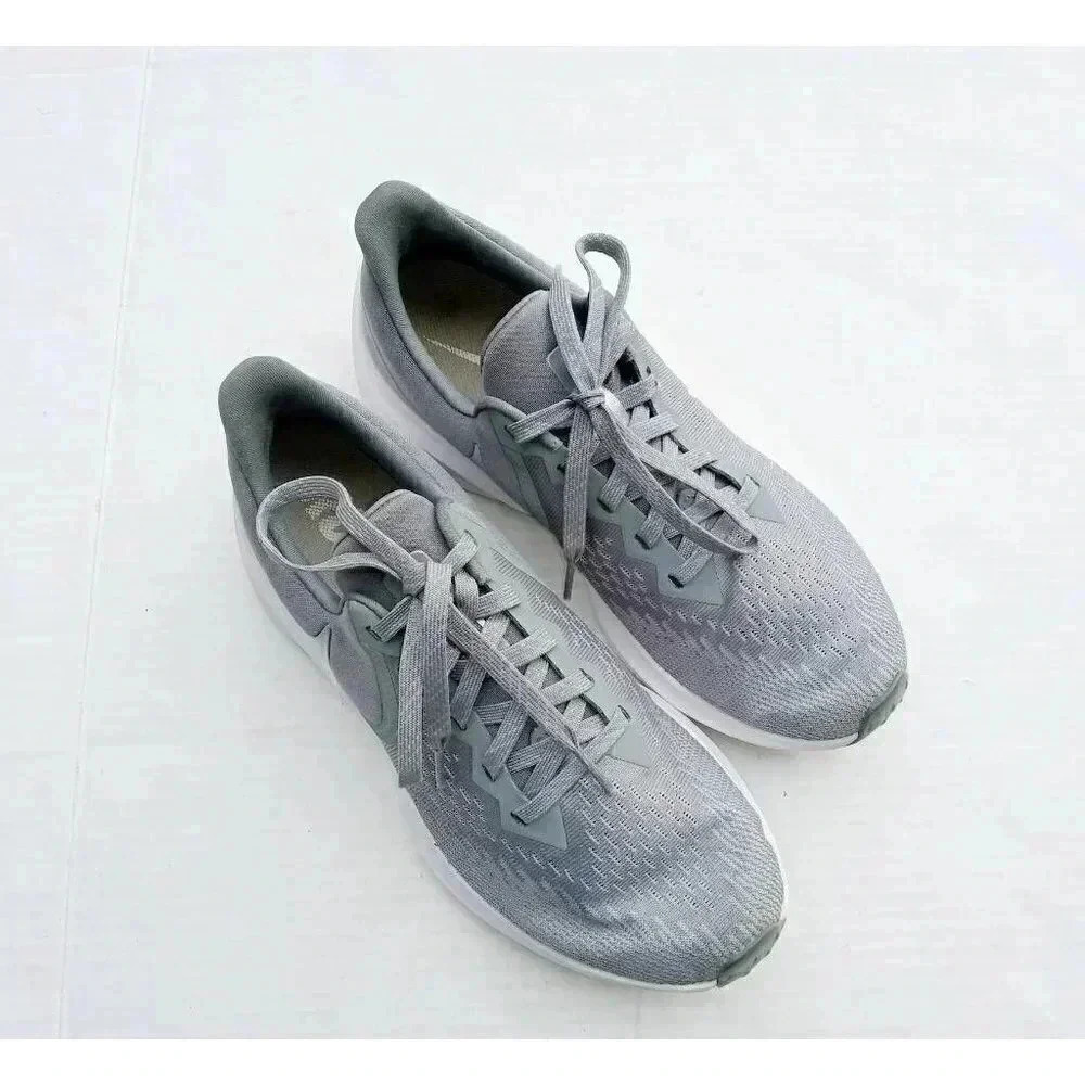 Nike Womens Zoom Winflo 6 Running Shoes Gray AQ8228-002 Low Top Lace Up 8